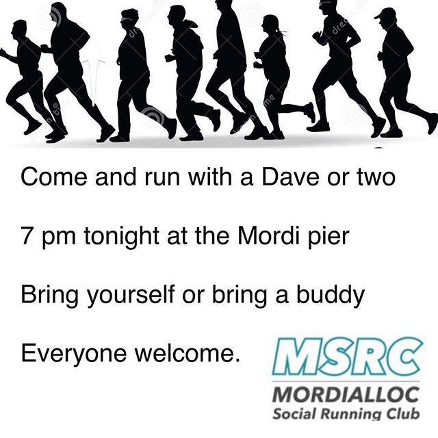 MSRC 7 pm wed run group #running #mordialloc