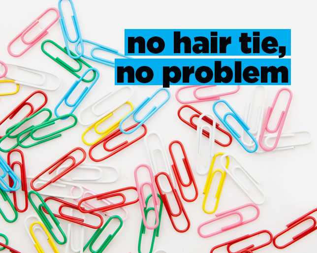 7 Random Objects That Can Stand in for Your Hair Tie