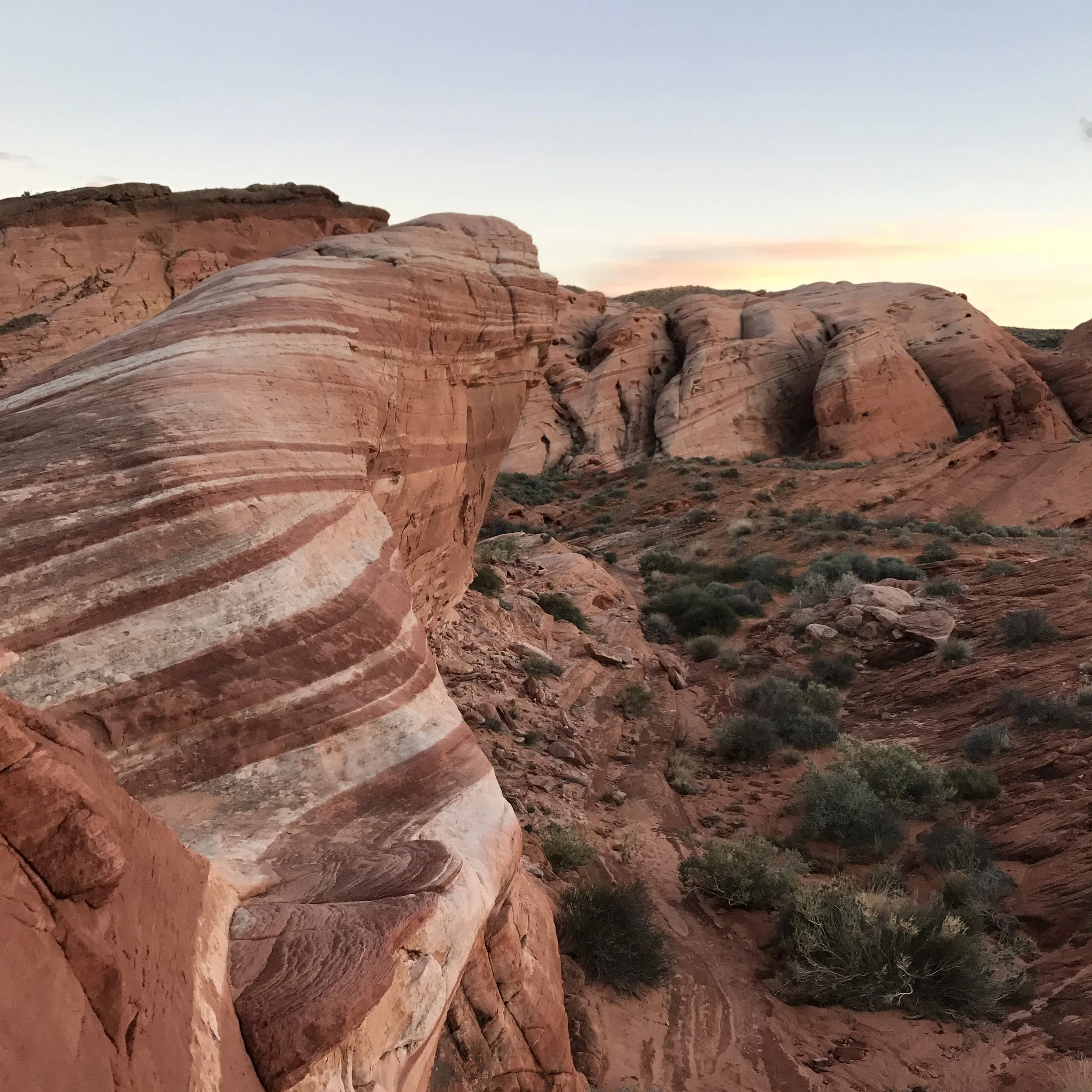 Valley of Fire at dusk. A must do day trip from Kanab.
