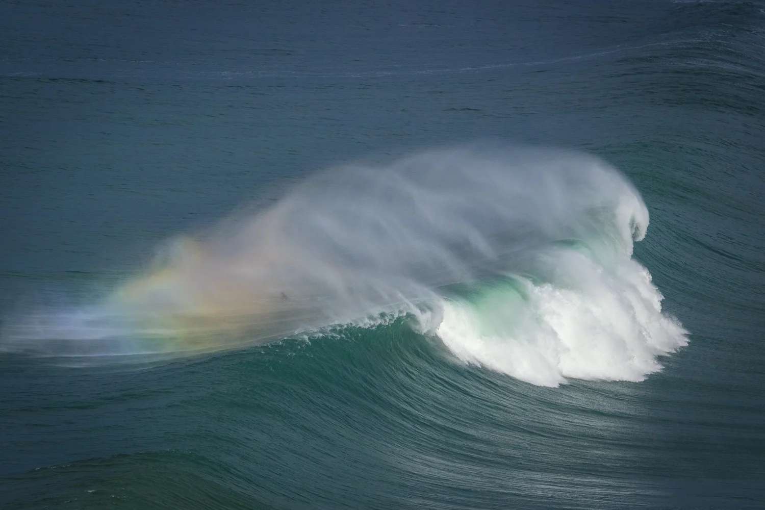 Large swells and perfect offshore winds..