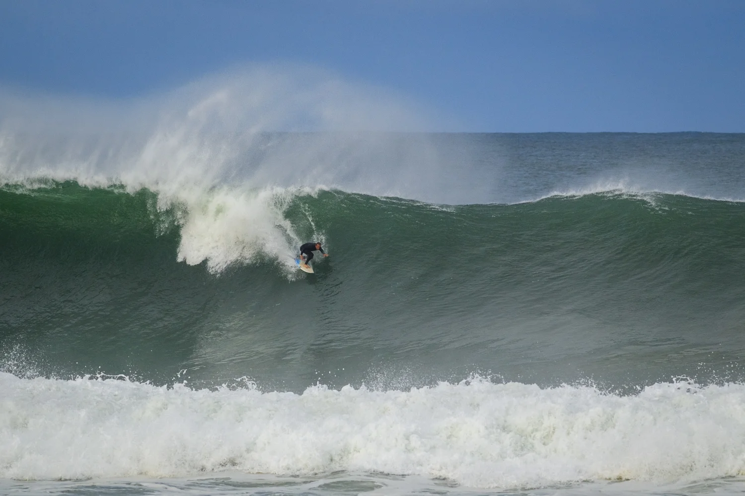 One of the biggest beachie waves i've ever seen. North Avoca on Tuesday afternoon.