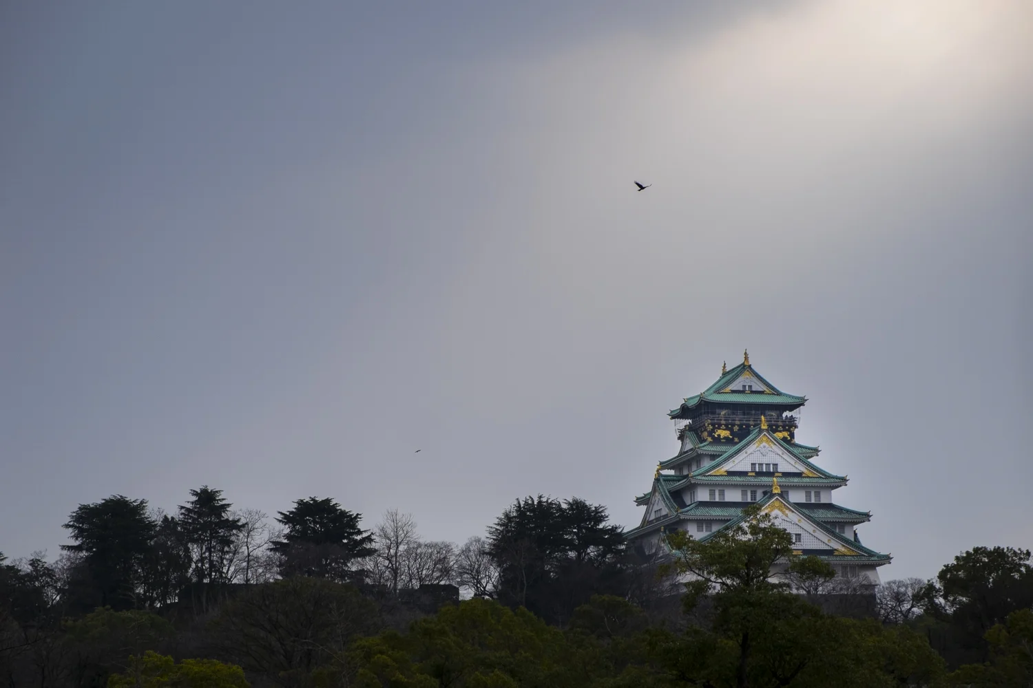 Osaka Castle.