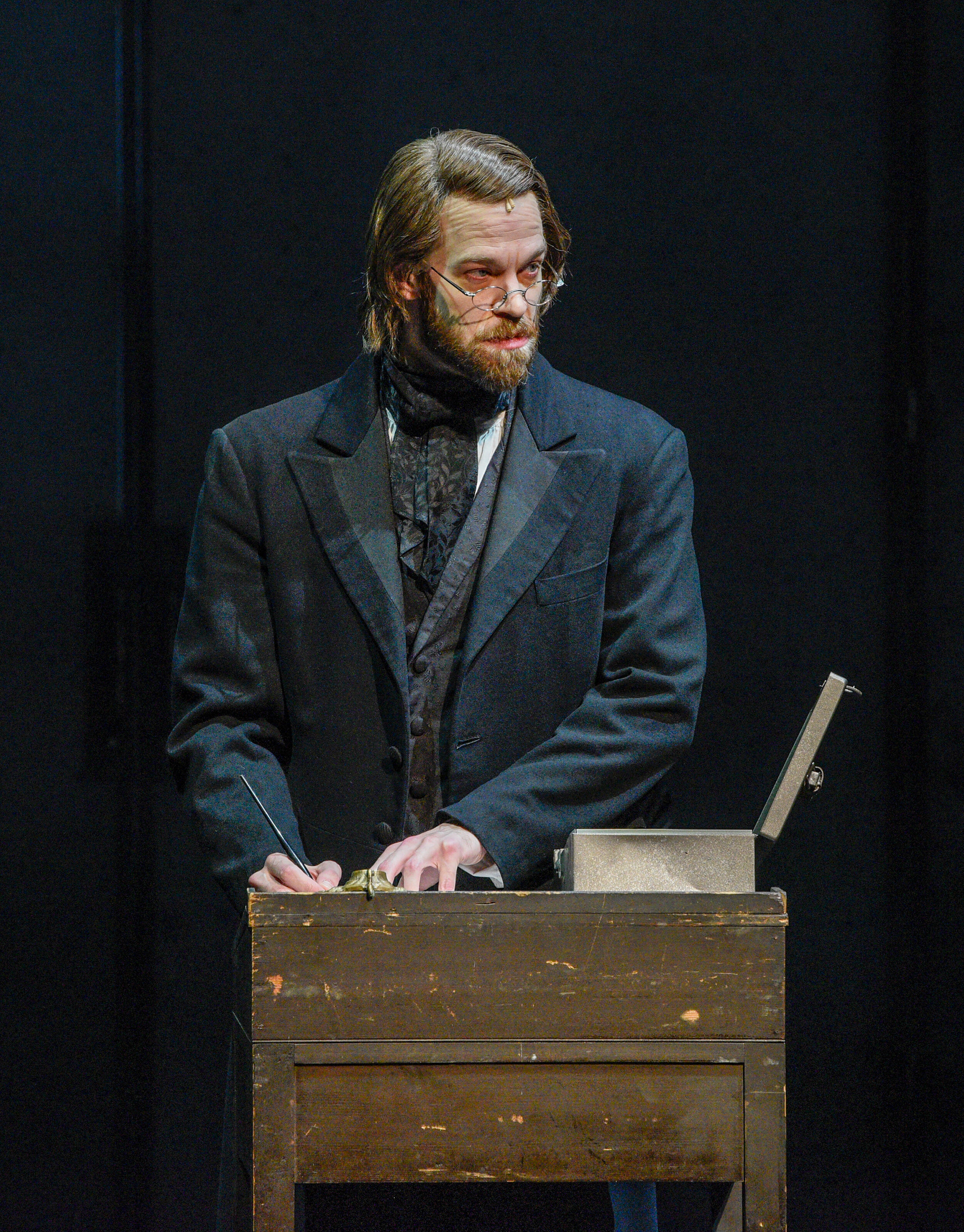 Alex Organ as Ebenezer Scrooge - Photo by Karen Almond.jpg