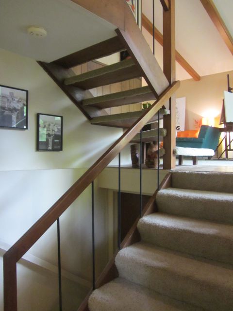 Burgess House on Fuller Court open stairway