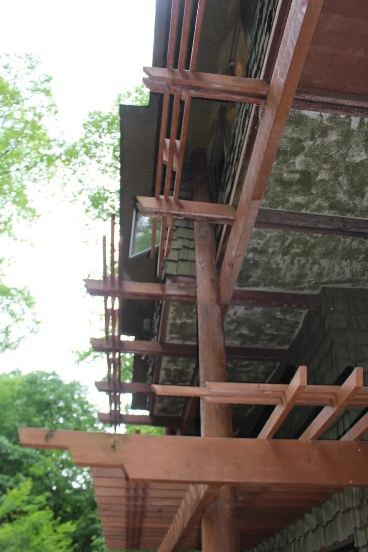 CLOSE UP OF BEAM ENDS AND UNDERSIDE VIEWS