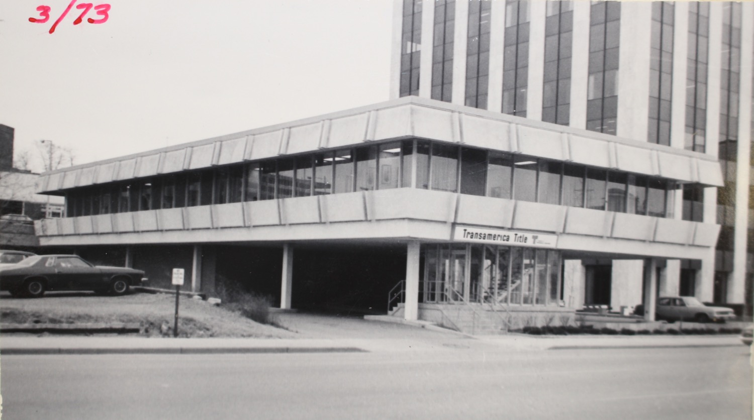 1960''s Photo Transamerica Title Company showing building before the expansion on the north side. Photo Courtesy of City of Grand Rapids Community Archives and Research Center.