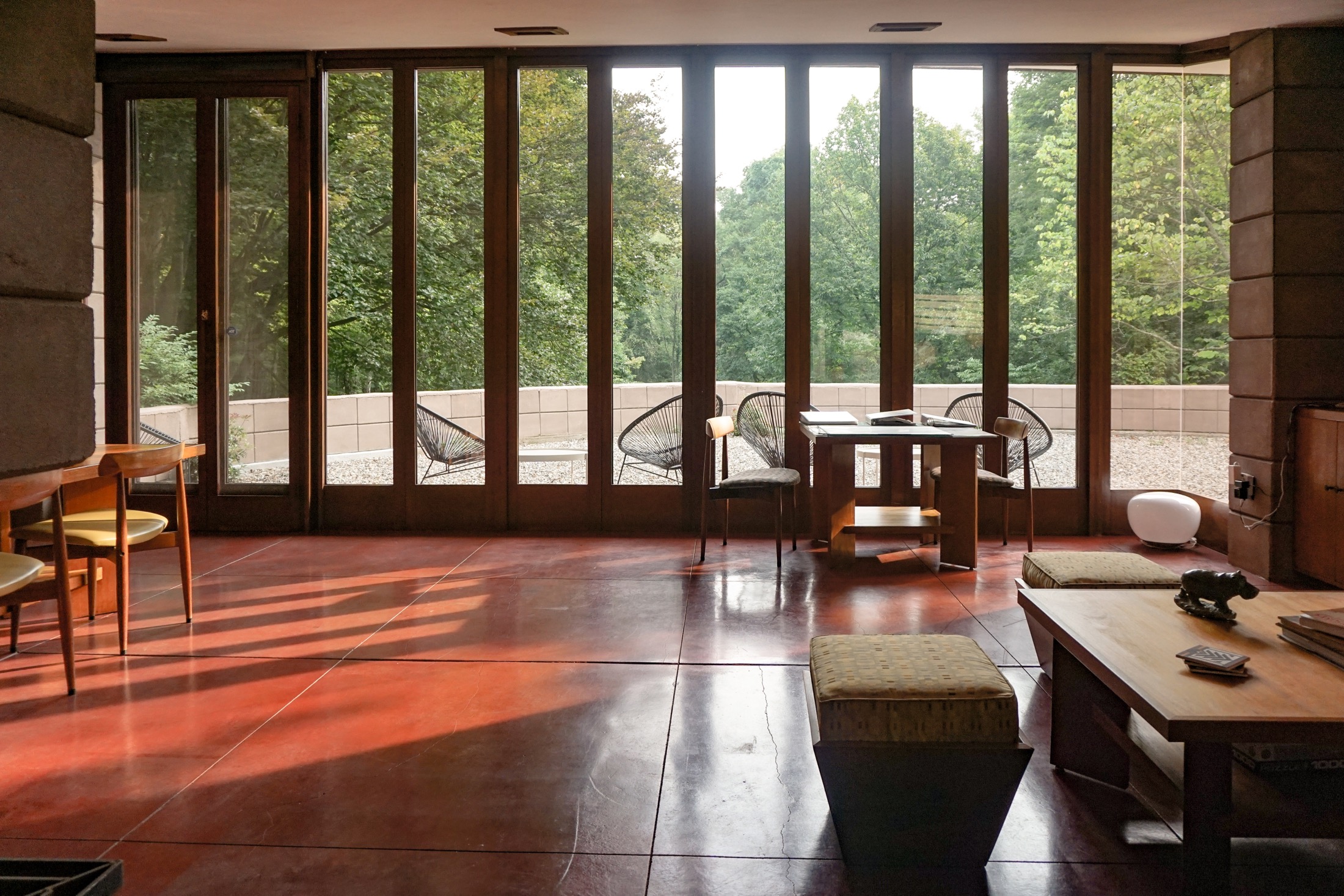 FLOOR TO CEILING WINDOWS WITH PATIO IN VIEW