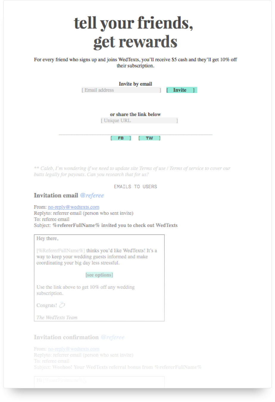 Referral Design