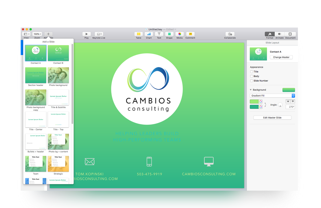 Presentation Template