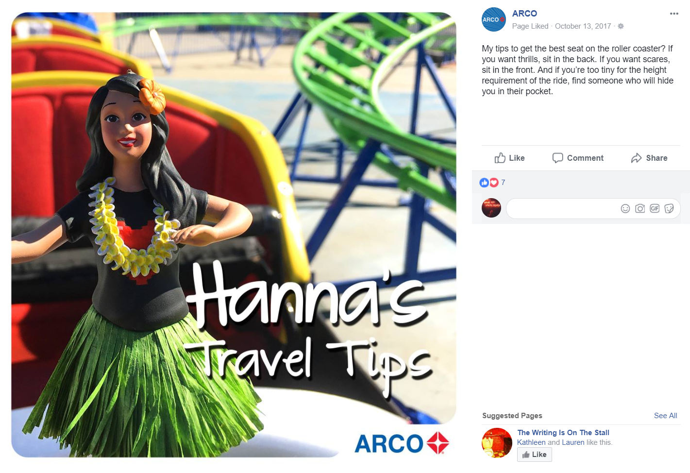 arco hanna the hula girl
