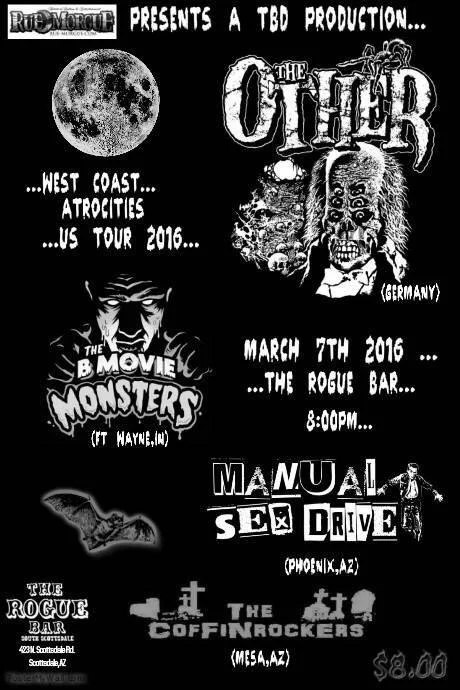 SEE MSD ON MARCH 7th WITH GERMAN HORROR PUNKERS, THE OTHER
