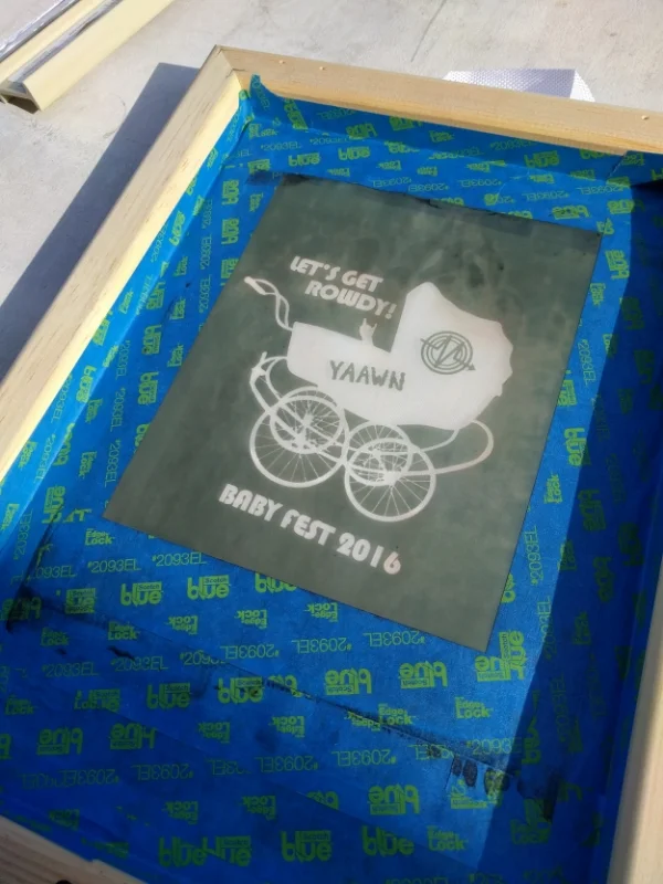 Katey & I made a custom screen for the event, those who attended and donated to the organizations were able to screen print their own mini-tote or t-shirt at a supervised DIY station outside.