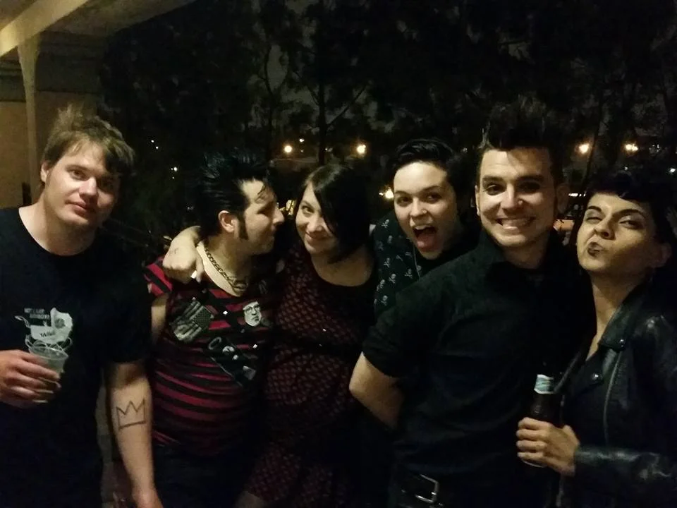 Here we our with our friends (L to R) Katey, Miranda and Karen. Photo by Jhef Zurx