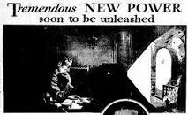 Tremendous new power soon to be unleashed (1933)