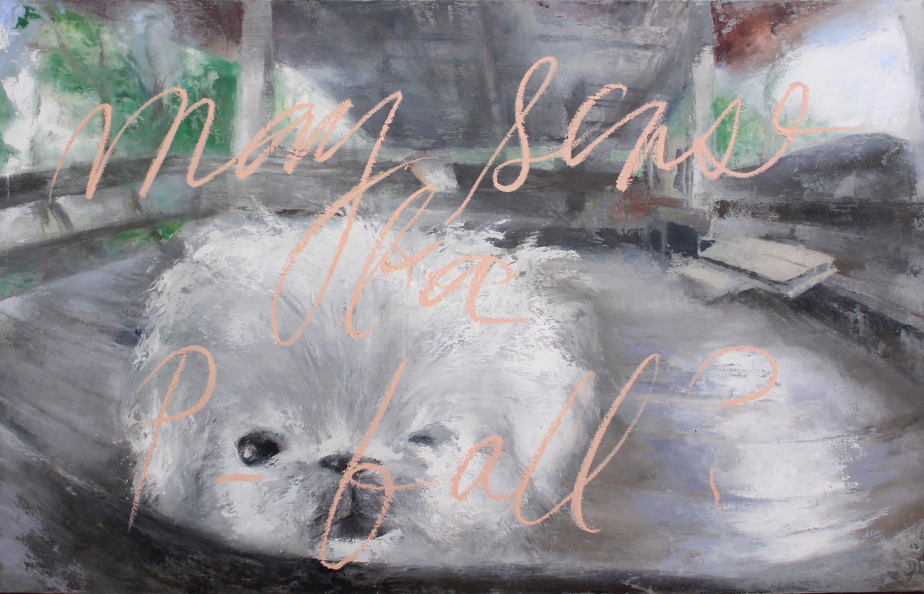 Alaga , 2015 Oil on canvas, 36x56 in