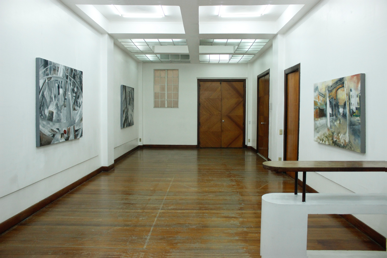 Installation view, (from left to right) Point, Bisita & Another Day ; artworks by Alee Garibay
