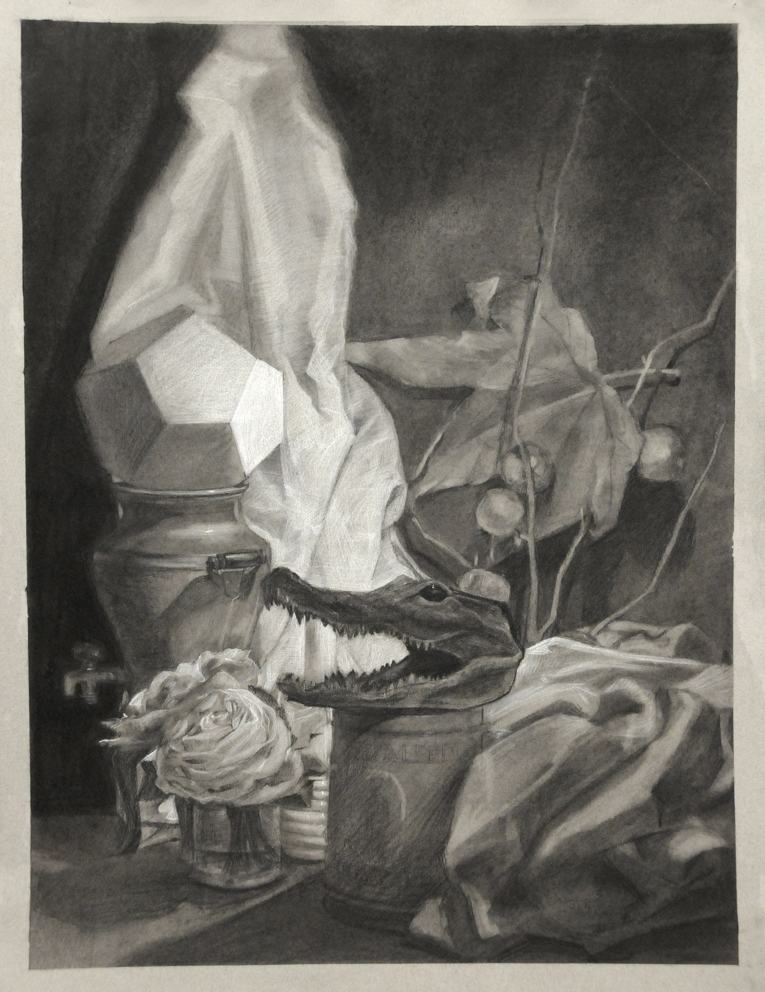  LinHui Ding, Drawing 1 student.  