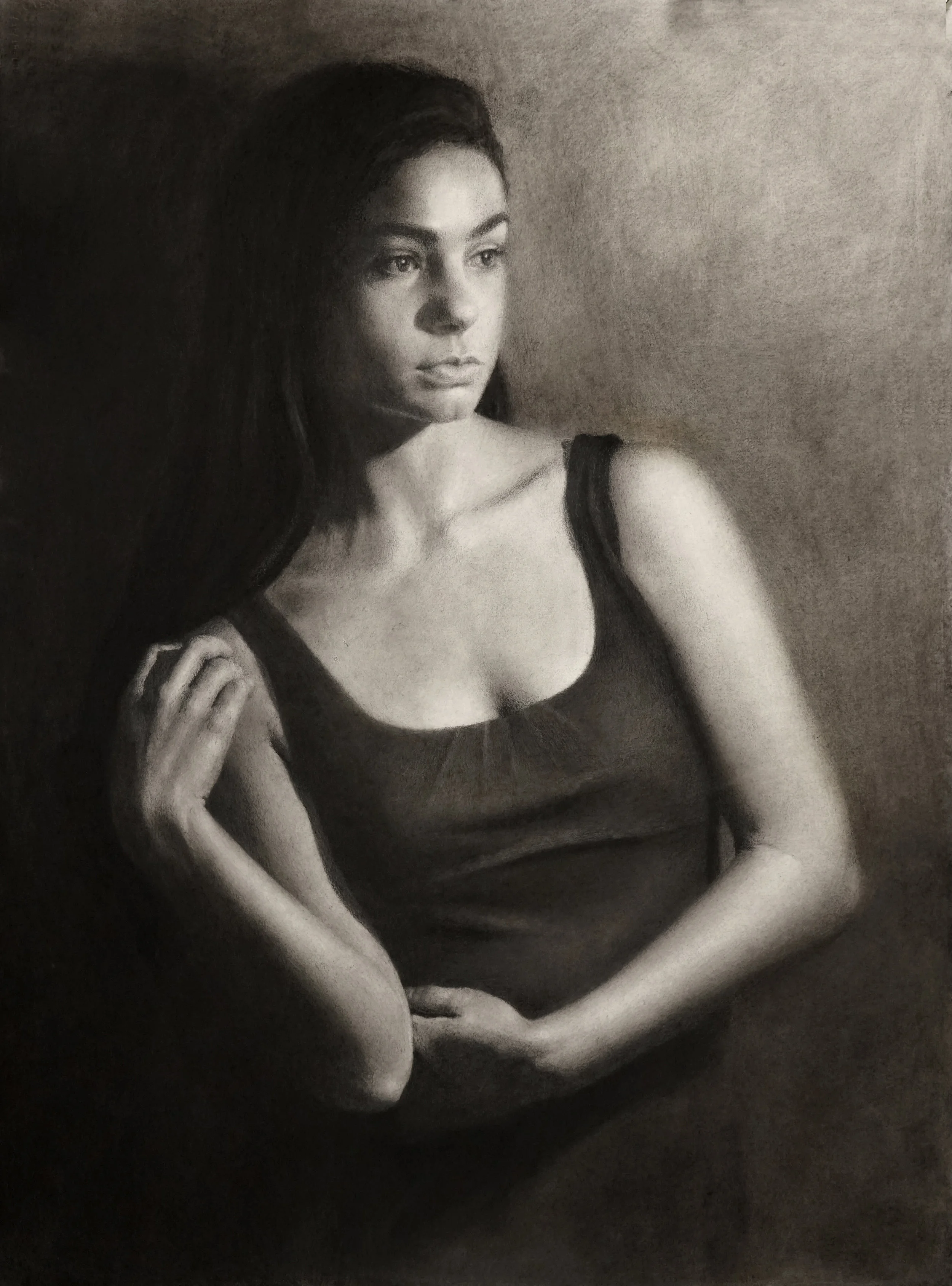 Sophia LaFrance, Life Drawing student.