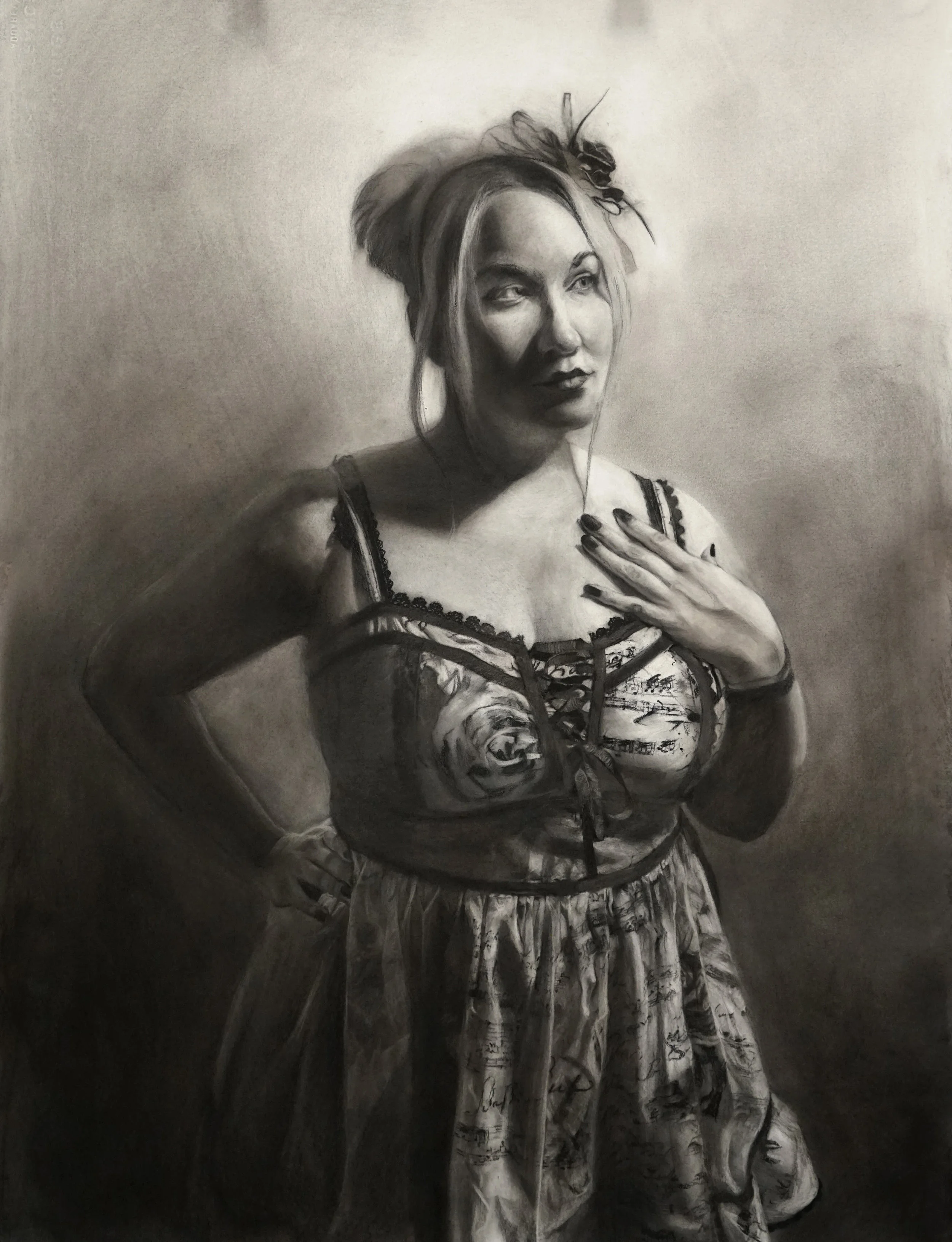 Andrew Orosco, Life Drawing student.