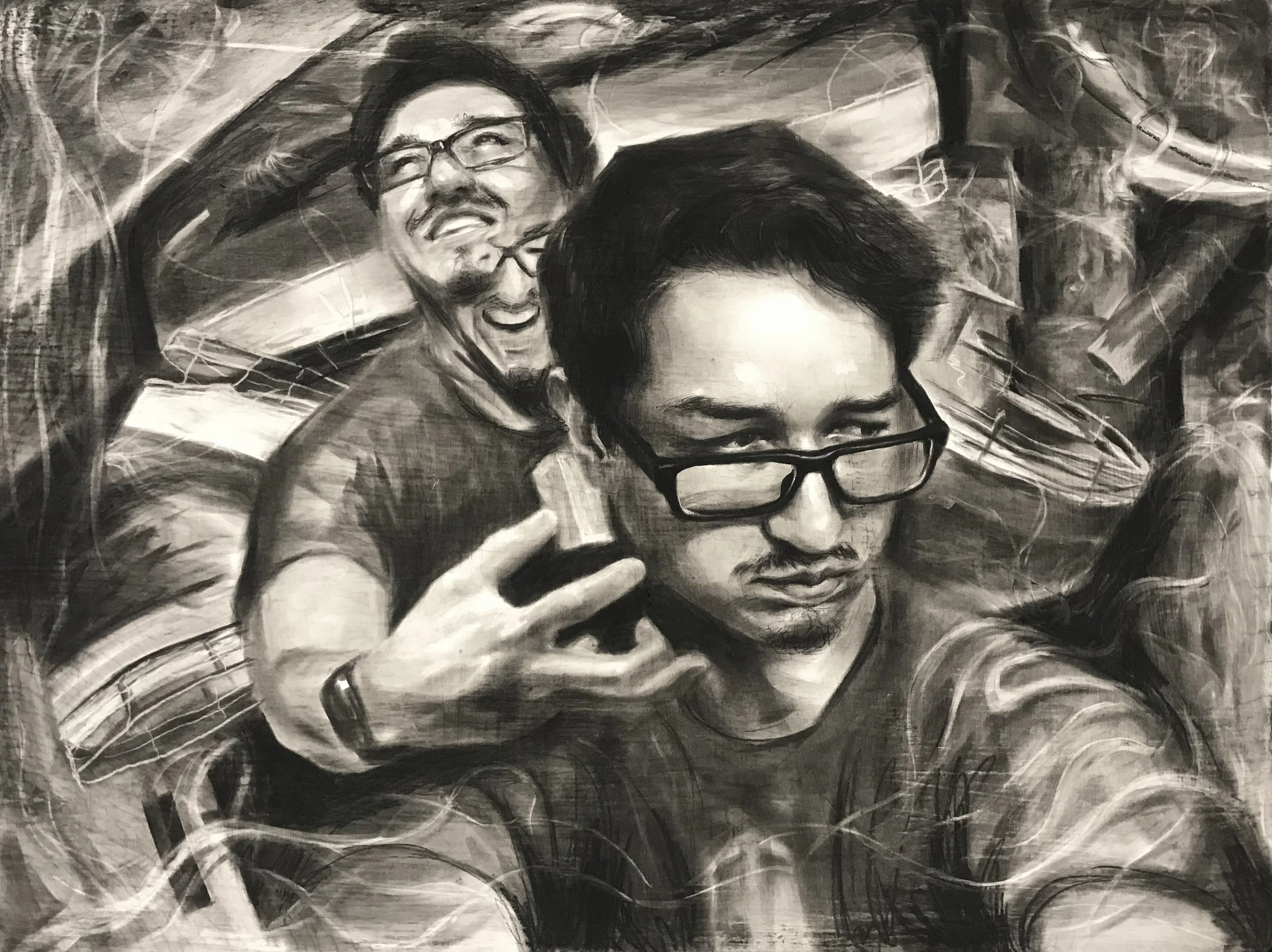 Andrew Cortez, Figure Drawing student.