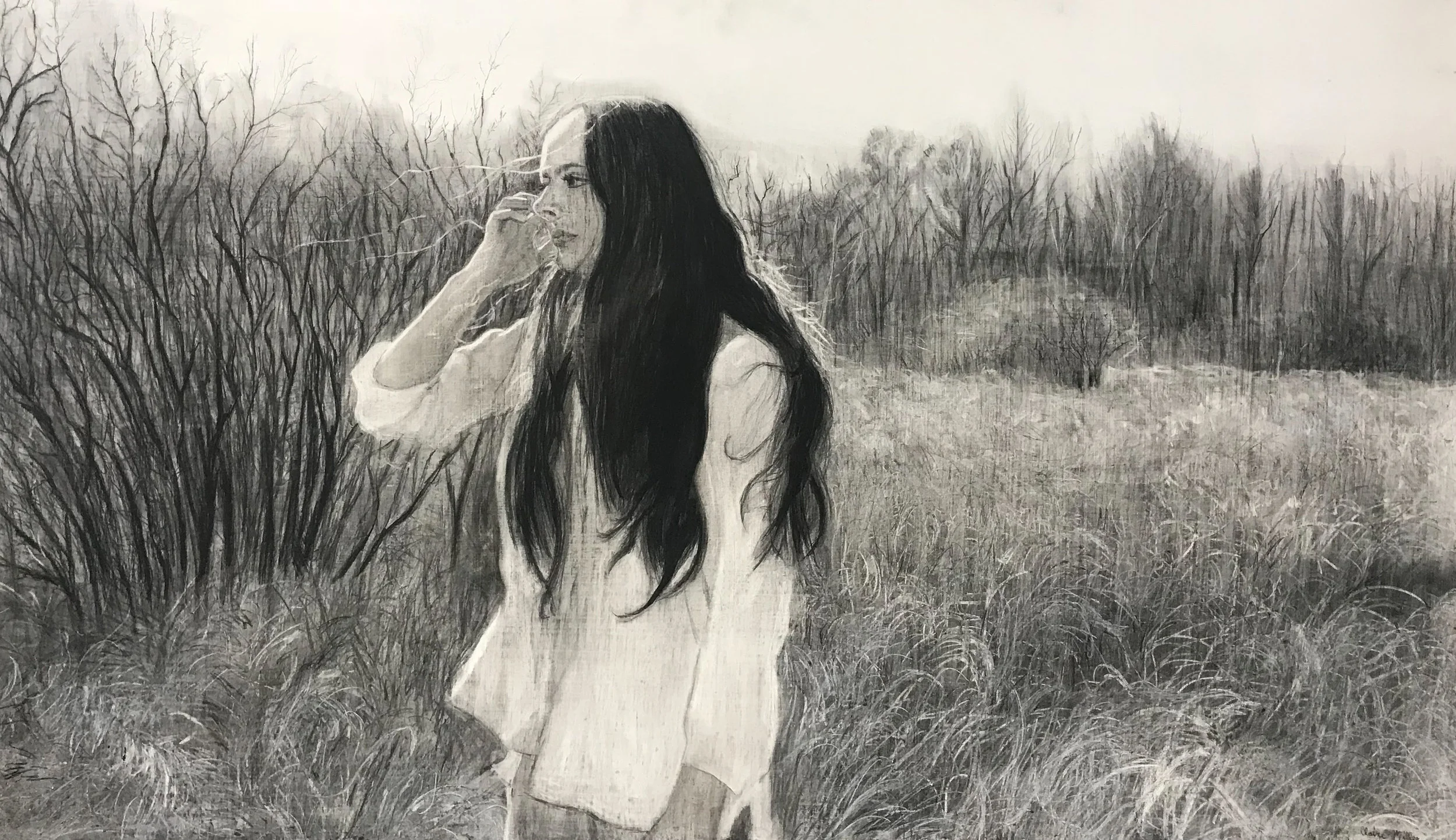 Claire Miller, Experimental Drawing student.