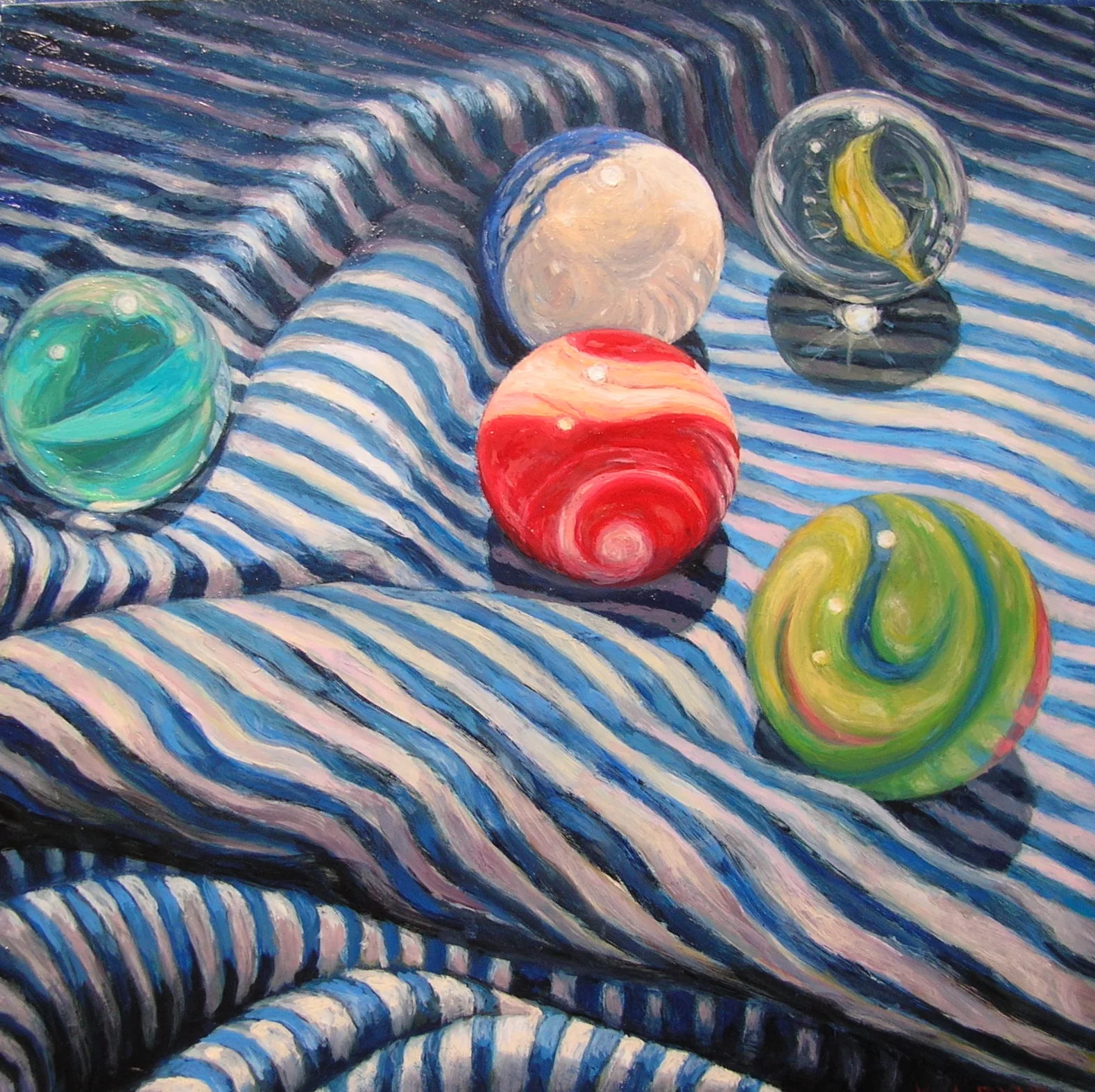 Marbles on Stripes