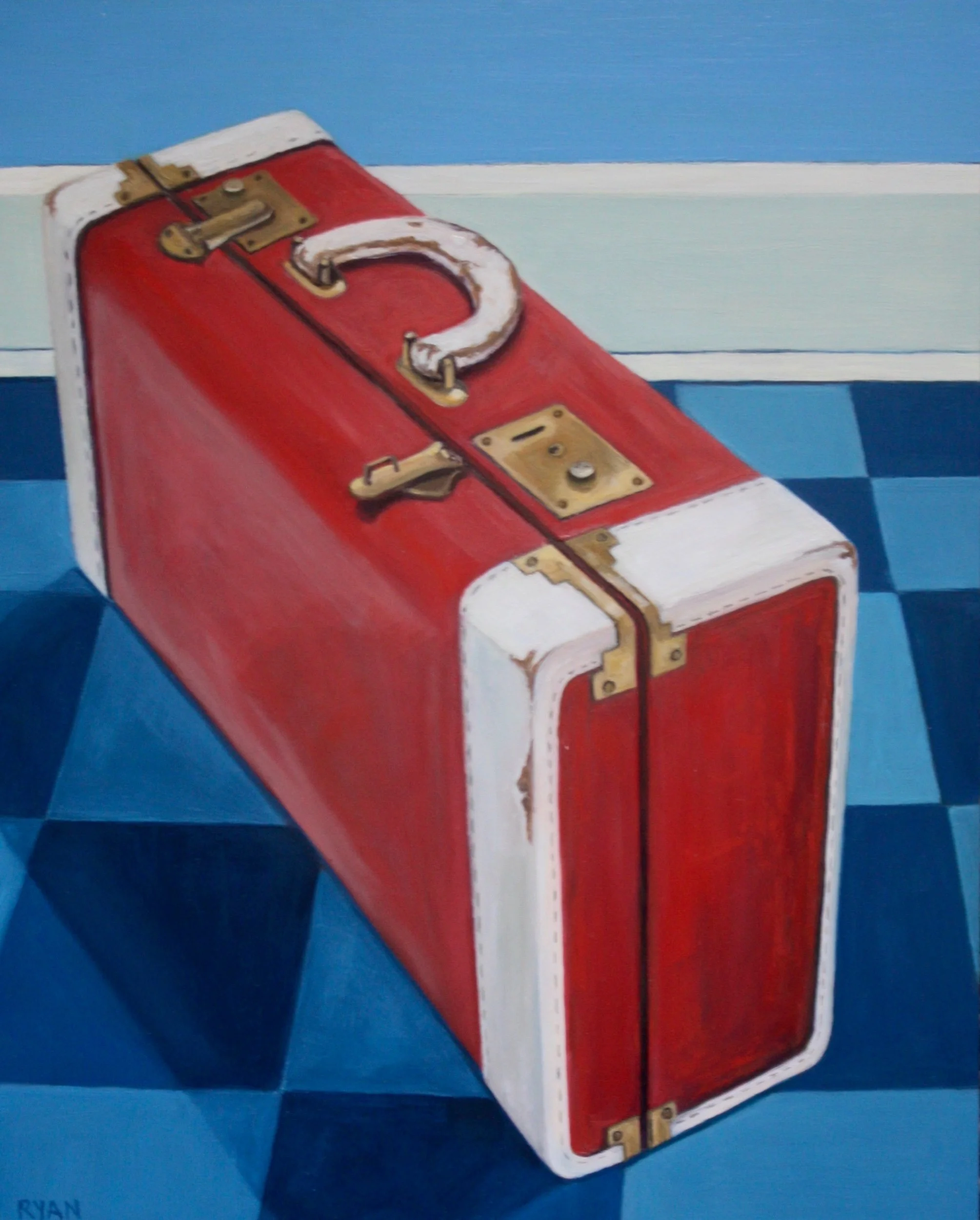Blue Room, Red Suitcase