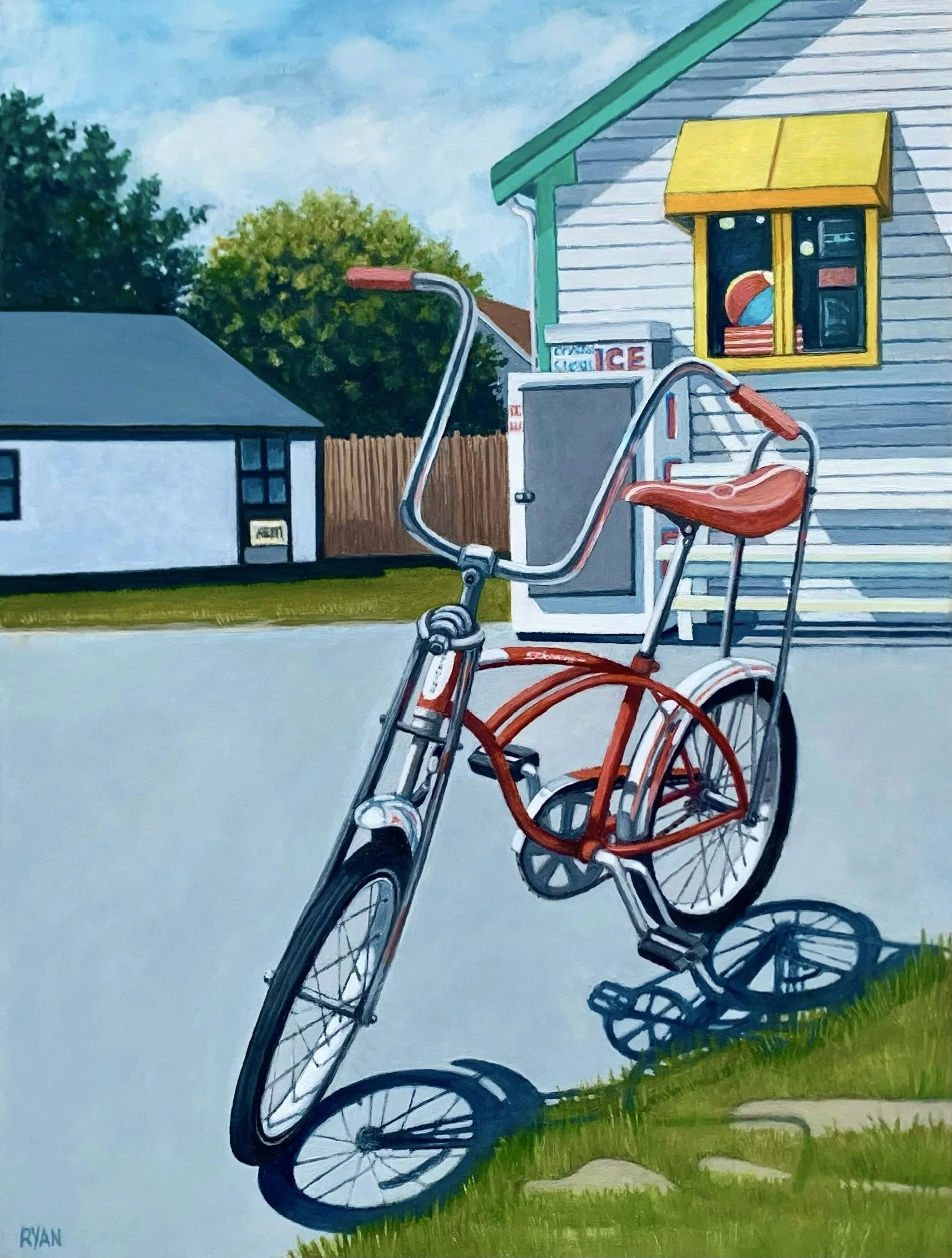 Red Schwinn Stingray 