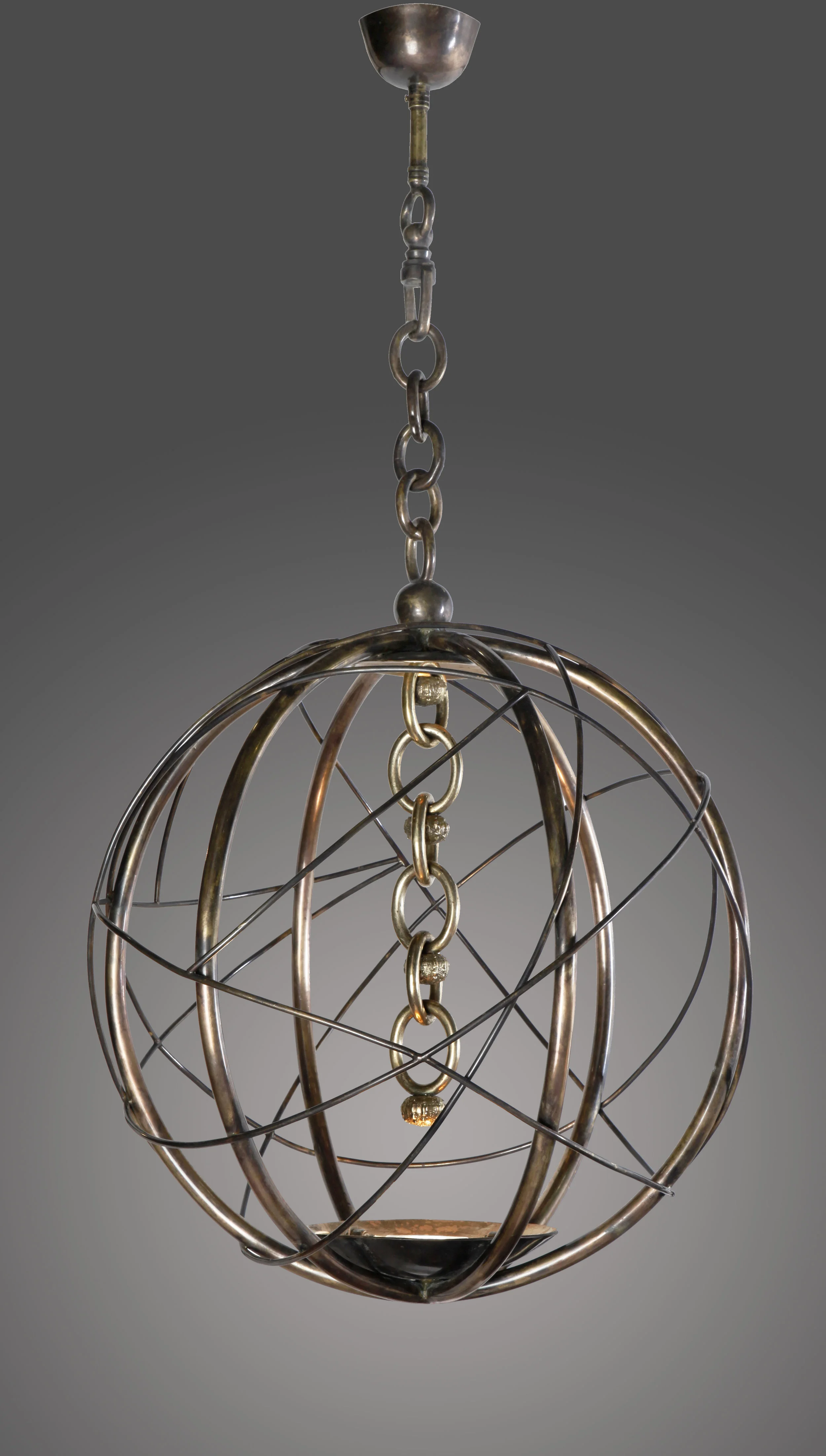 Hanging light "sea urchin"