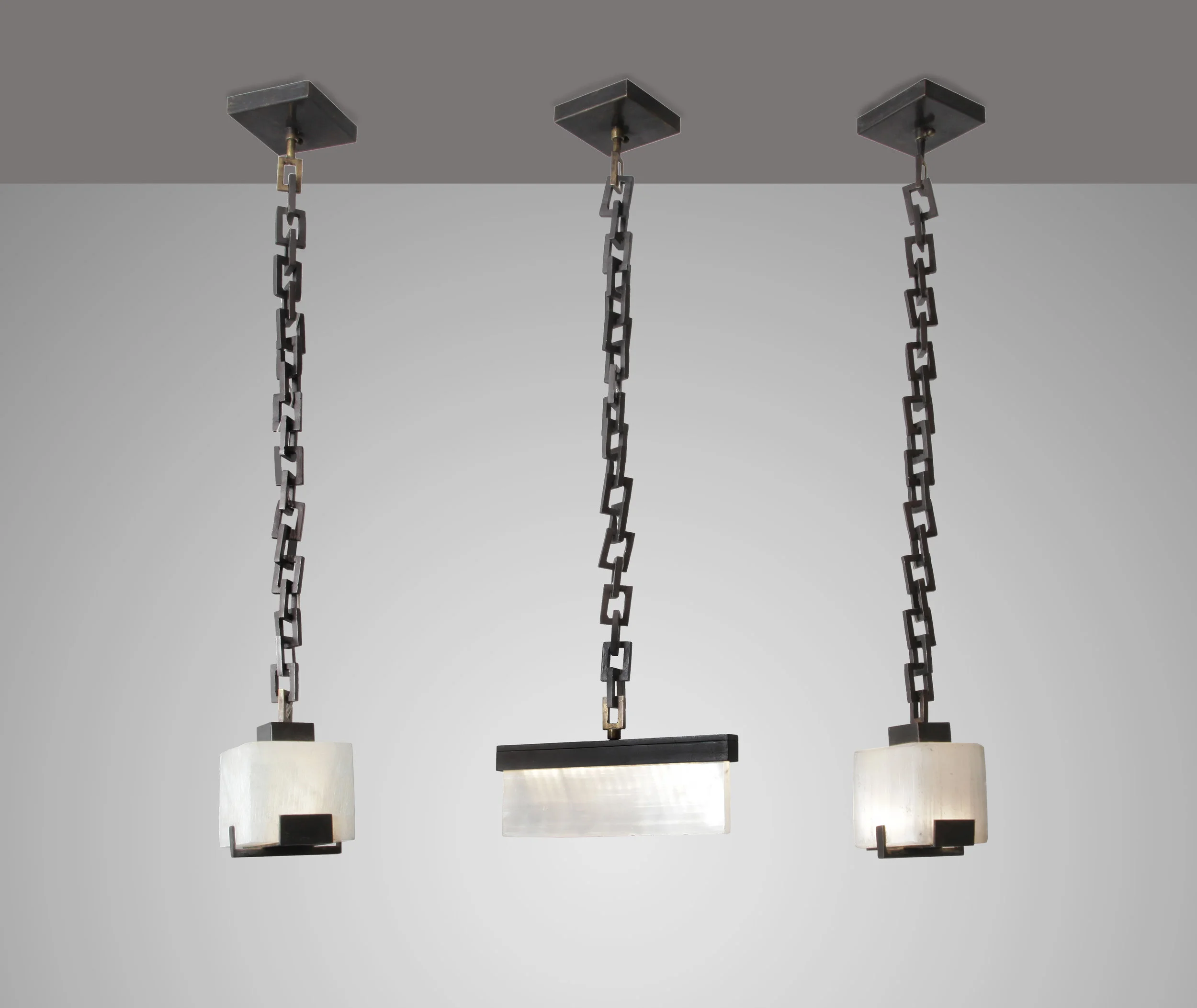 Pendants "cube & slice"