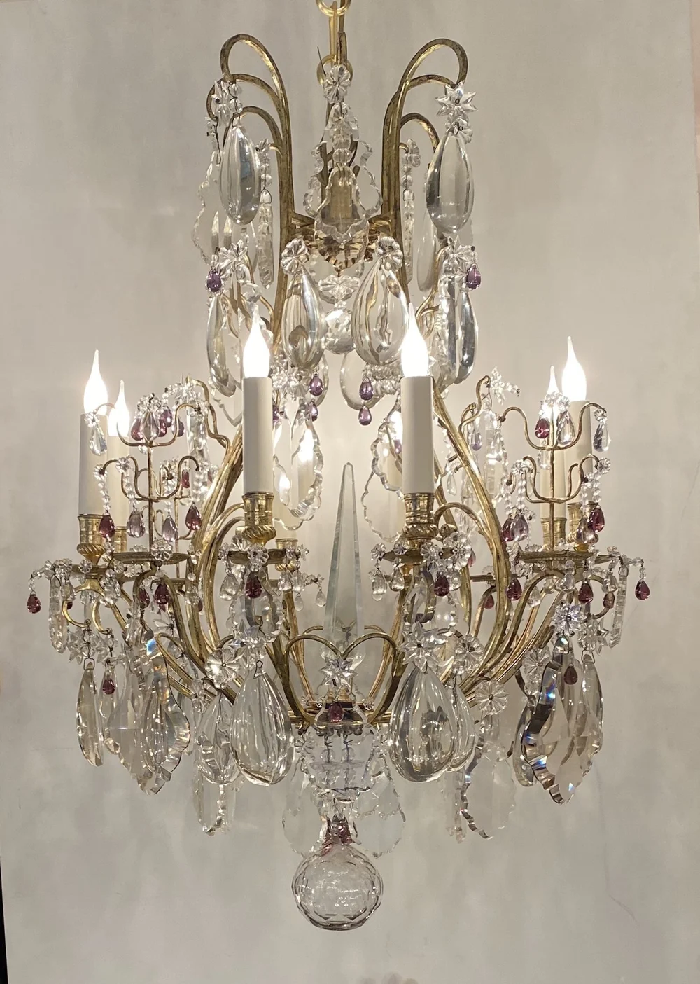 Plafonnier en Cristal LED Mini Lampe Lustre en Cristal, Lustre de Plafonnier Moderne, pour Salon