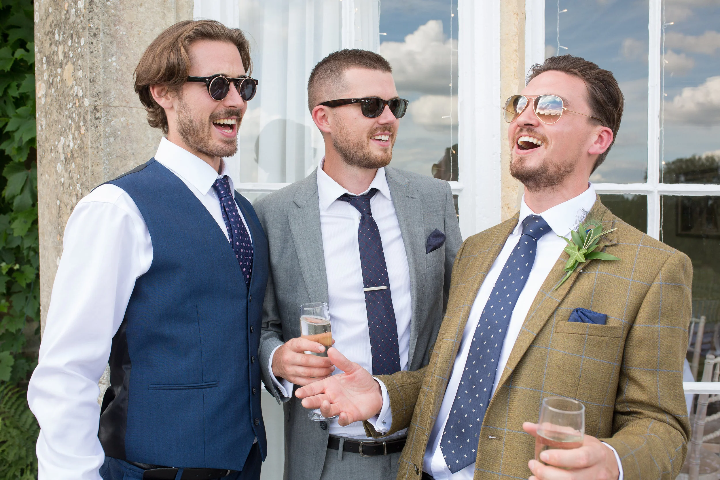 Reception Laughter - St Julian's Club - Kent Wedding Photographer