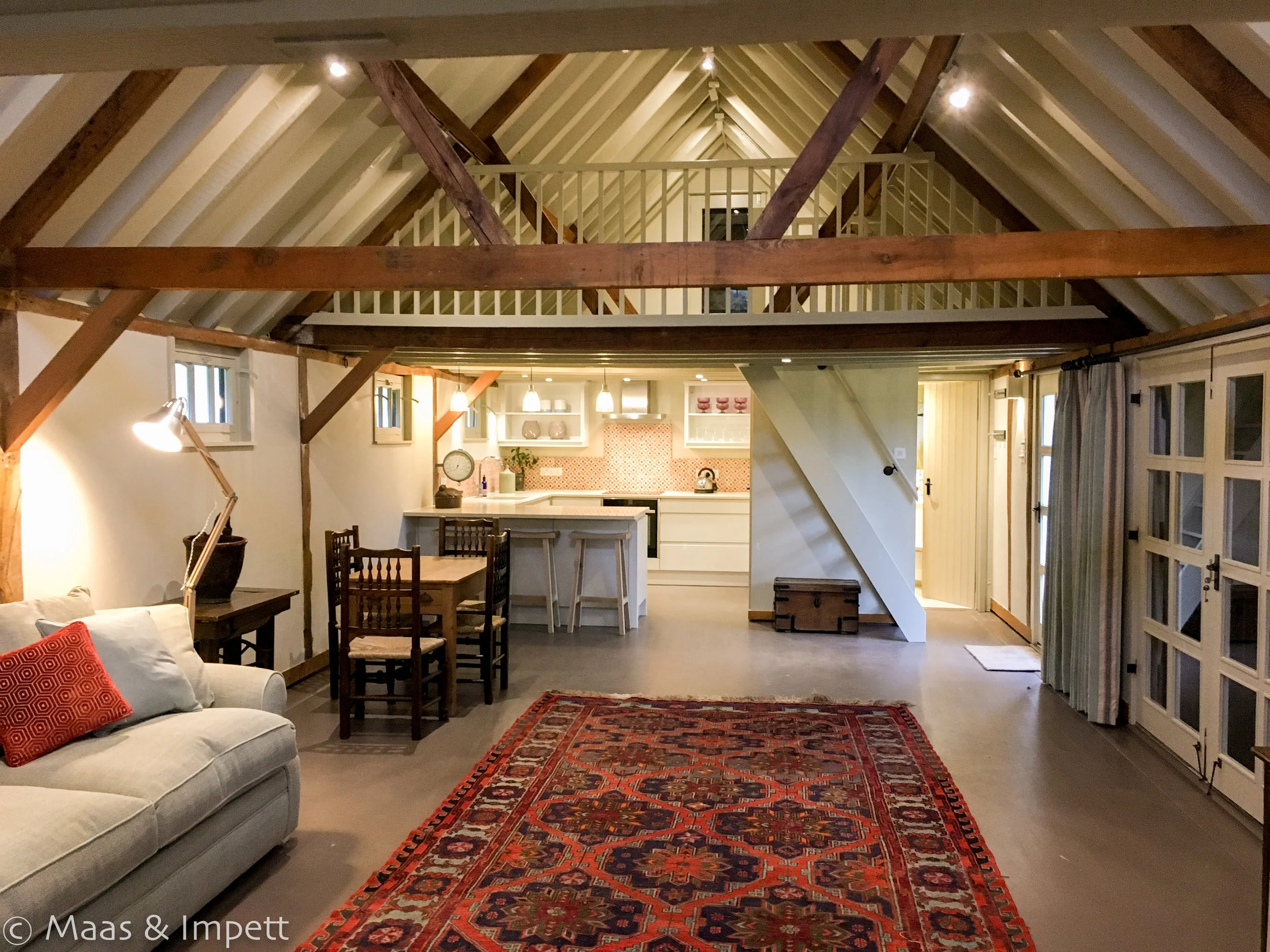 Lymington based Interior design company, Maas & Impett complete a stunning Barn Conversion in The New Forest, Hampshire.