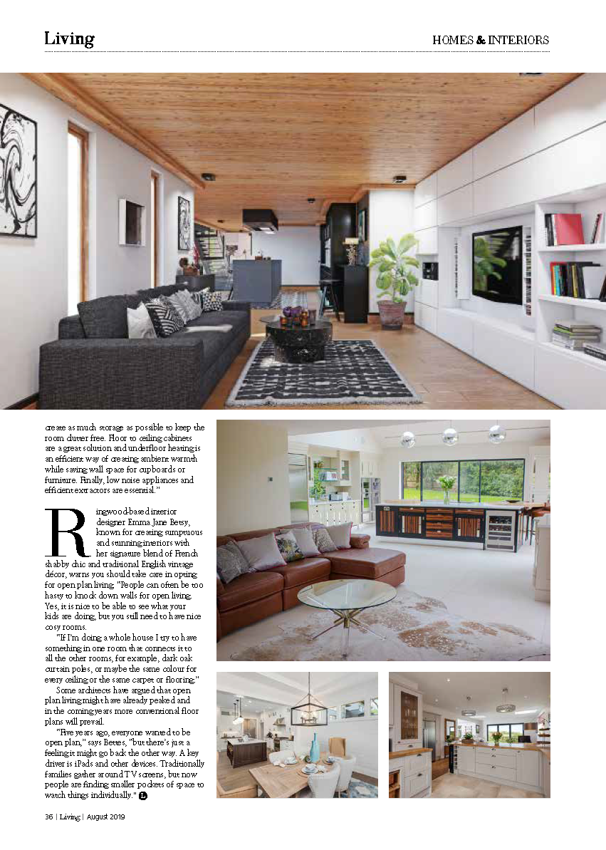 OPEN PLAN LIVING -featured designers, Maas & Impett.