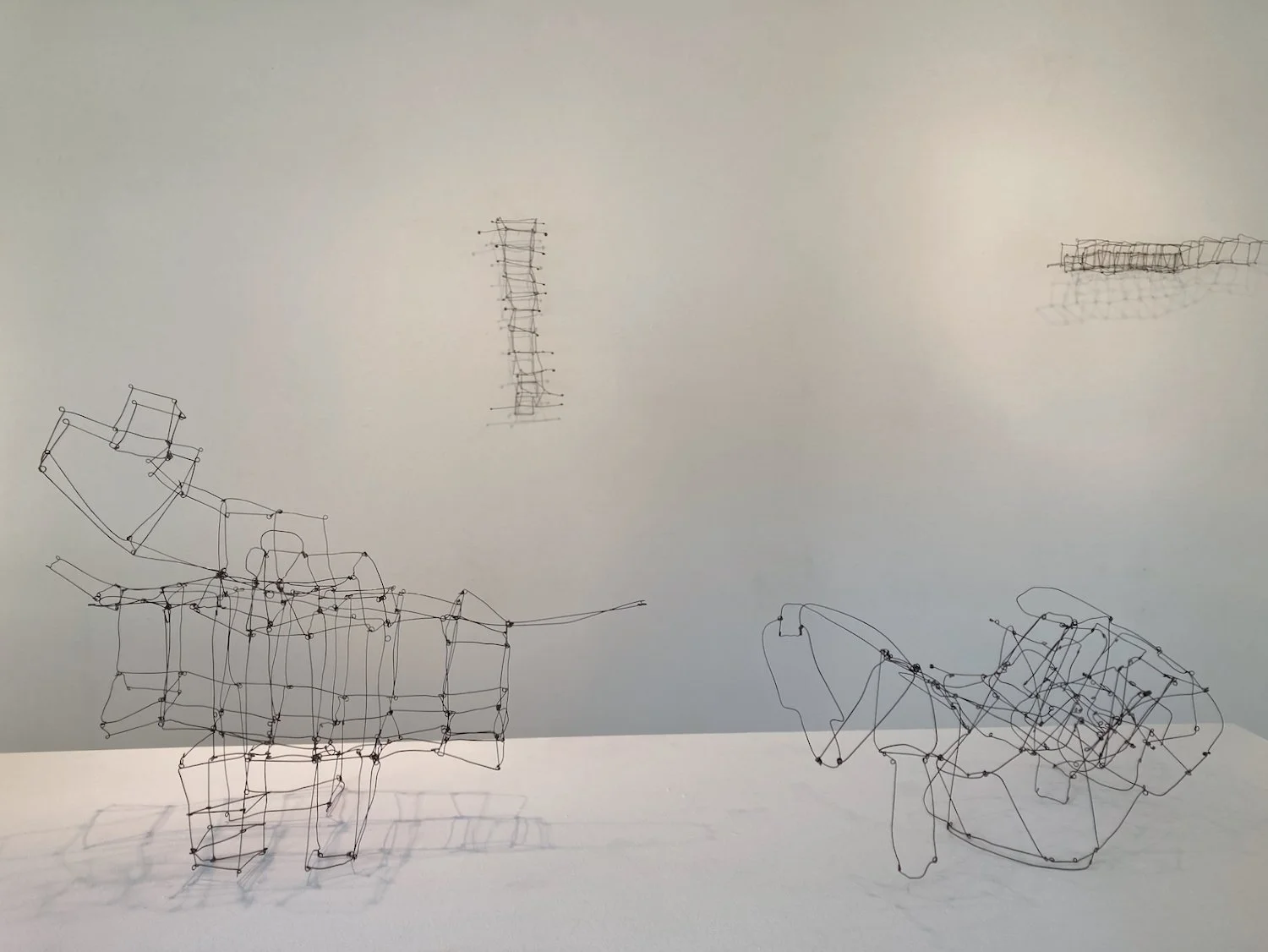 Yuko Nishikawa: Wire Works, installation view, Curator's Cube, Tokyo, January 7-29, 2023