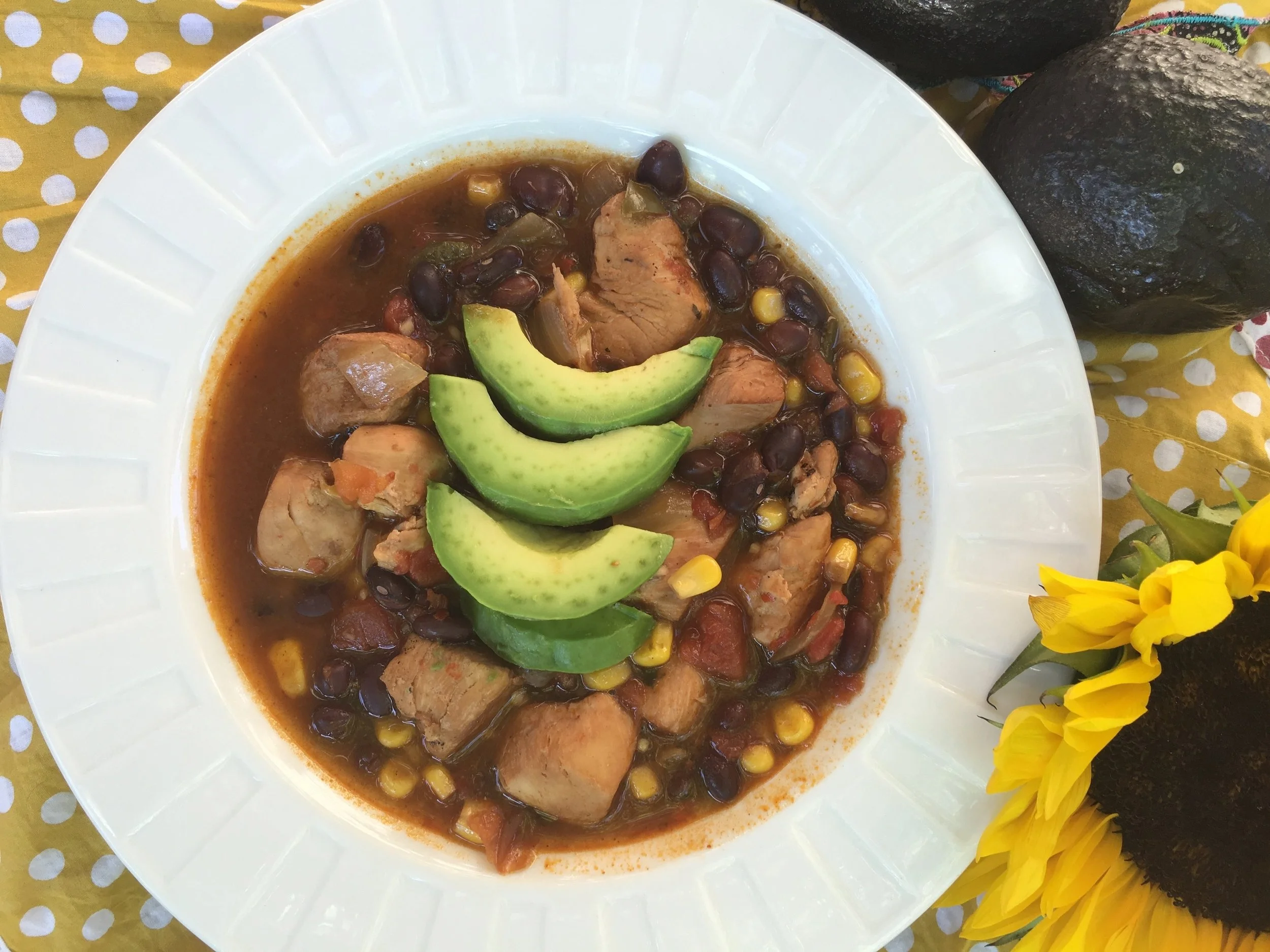Marguerite's Spicy Chicken and Black Bean Soup