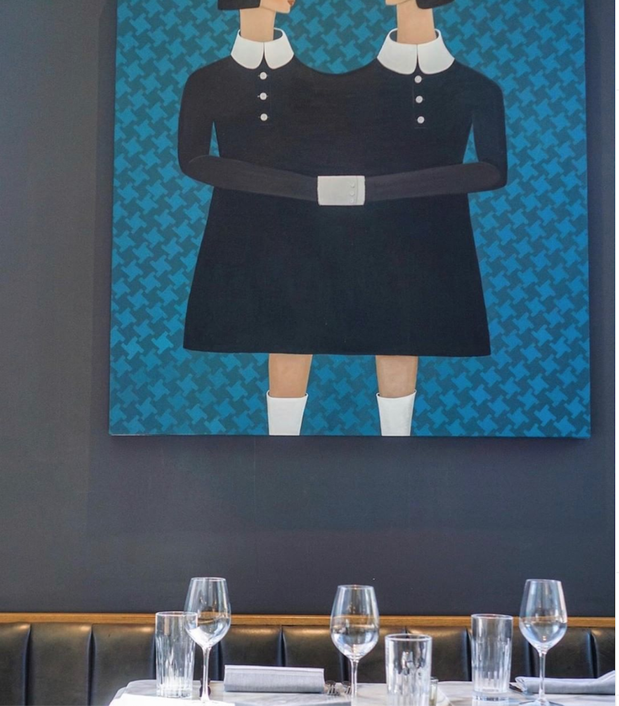 "Twins" installed at The Perry Lane Hotel, Savannah GA