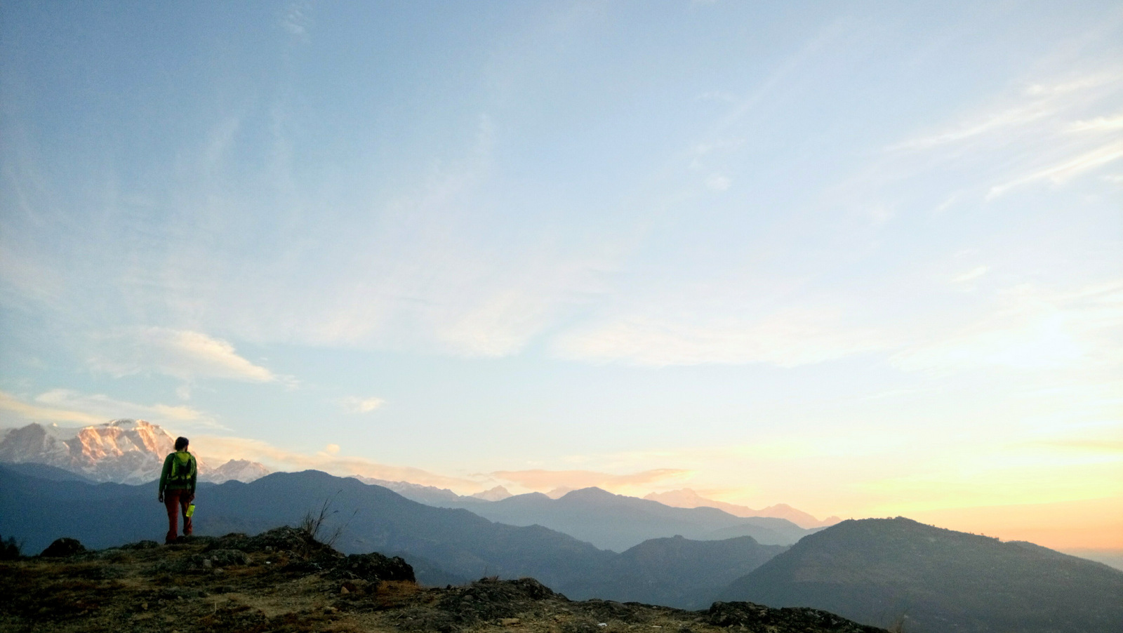 Sunrise from Methlang, Pokhara, Nepal