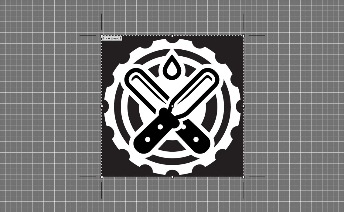 Cropped Illustrator file