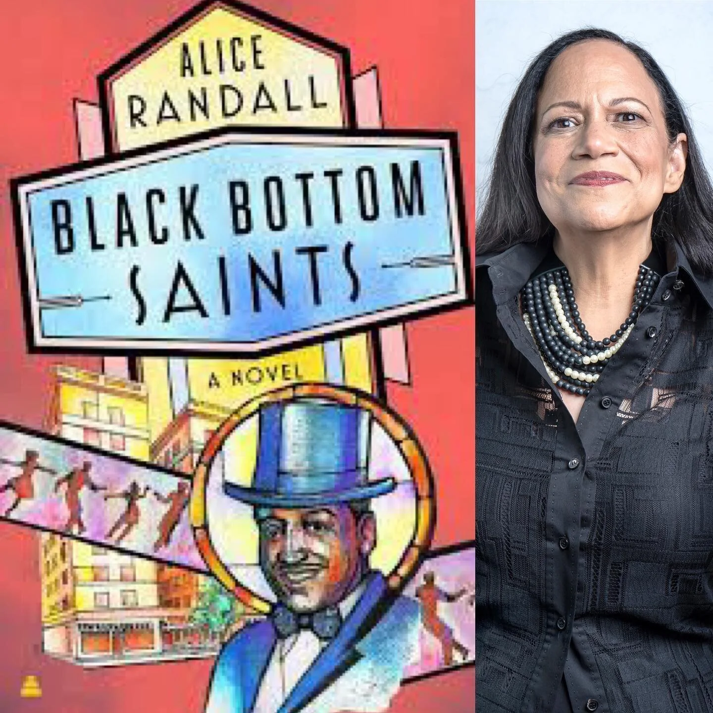BRAVO @msalicerandall ! Your literary anthem is in the world. @blackbottomsaints is a love song to the golden era of Black Bottom,  Detroit, cultural El Dorado. The story spans from the 1930s through 1960s Motown and at the center of it all is Ziggy Johnson &mdash; choreographer, nightclub emcee and gossip columnist&mdash;who dubs this place and era &ldquo;Black Camelot.&rdquo; 
Come join in on Alice&rsquo;s online book release event tonight with @fiskuniversity on Facebook live at 5pm Central: 6pm ET &mdash; link in bio. She&rsquo;ll be in discussion with another gorgeous anthem she produced, this one in human form: @caroranwill . Don&rsquo;t miss it! #zagwithziggy #loveisthestrut