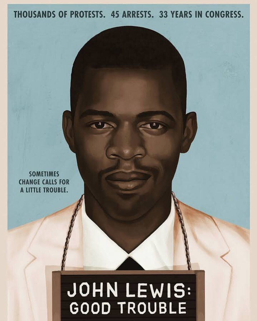 &ldquo;This is not a time for despair, it&rsquo;s a time for action.&rdquo; - Representative John Lewis. I can&rsquo;t think of a better way to celebrate the extraordinary life and intelligence and courage and tenderness and humor and dance moves of this great citizen warrior, this champion of human rights and of the vote, this mountain of a man, than to watch the documentary just released about his life and work &mdash; &ldquo;John Lewis: Good Trouble&rdquo; by @erikaalexanderthegreat and her great collaborators. Link in bio. 
We will honor your legacy every day forward, mighty John Lewis, especially on November 3. &ldquo;The vote is precious. It is the most powerful non-violent tool we have in a democratic society, and we must use it. And so you must go out all across America and tell young people, and people not so young, tell all of us: Vote. The vote is powerful.&rdquo; -JL