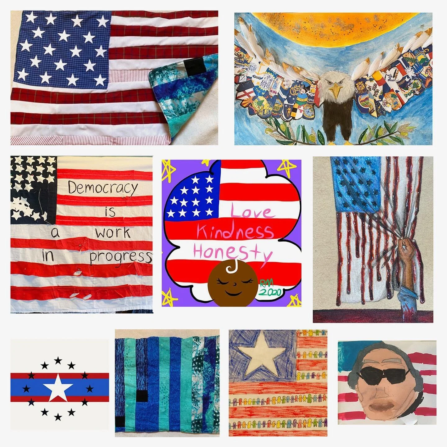 I&rsquo;m blown away by the submissions coming in for the @kidizenshipusa flag contest! What an incredible range of ideas and sentiments, from George Washington as hype beast to the iconic stripes dripping blood. We&lsquo;ve had requests for more time to get submissions in, so we&rsquo;re extending the deadline to September 30th. Please share this with your kids, schools, families and neighbors. Submissions can be sent to info@kidizenship.com or posted on insta with hashtag #kidizenshipFLAG Kidizenship is non-partisan and non-profit; we&rsquo;re building it on a shoestring with a tiny team of volunteers, so your help in spreading the word is hugely valuable! The goal: to give young Americans who can&rsquo;t yet vote a voice in the 2020 elections. $1000 first prize in each age category. Head to Kidizenship.com for deets. A new contest is launching this week with a 🔥 🔥panel of judges! #kidizenship #kidizenshipFLAG #youthrising