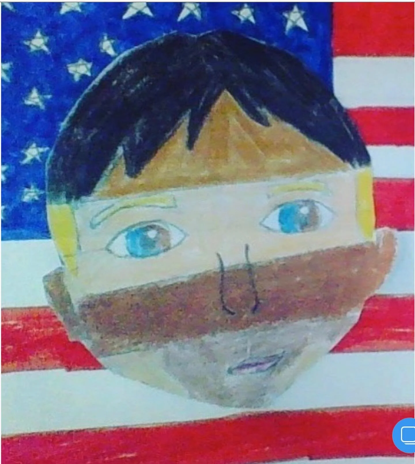 5 DAYS LEFT of the Fly Your Flag contest. Beautiful submissions coming in. The first slide is part of a submission from Mia, in the 8-12 age category. The second slide shows the flags of Alora, age 17, and Christopher, age 18. It&rsquo;s a total thrill to see kids from around the country expressing what THEIR America looks like. Check out @kidizenshipusa and pls share with your families and neighbors and encourage any and all kids ages 8-18 to submit! We&rsquo;re accepting entries until midnight on Wednesday. Details at Kidizenship.com/fly-your-flag #Kidizenship #Democracyisaworkinprogress