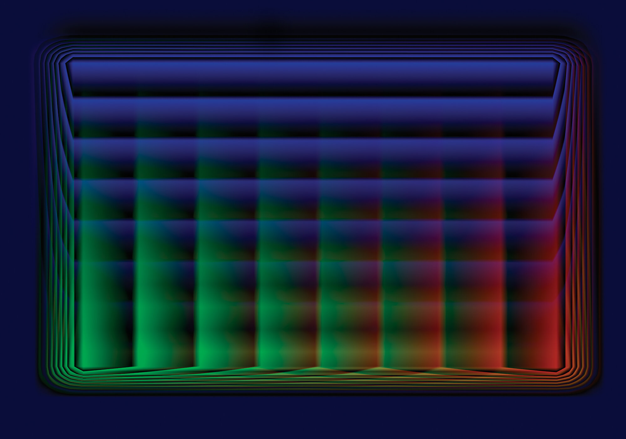  RGB Waves, 2002-05  archival ink-jet print on paper, 30” x 42”    