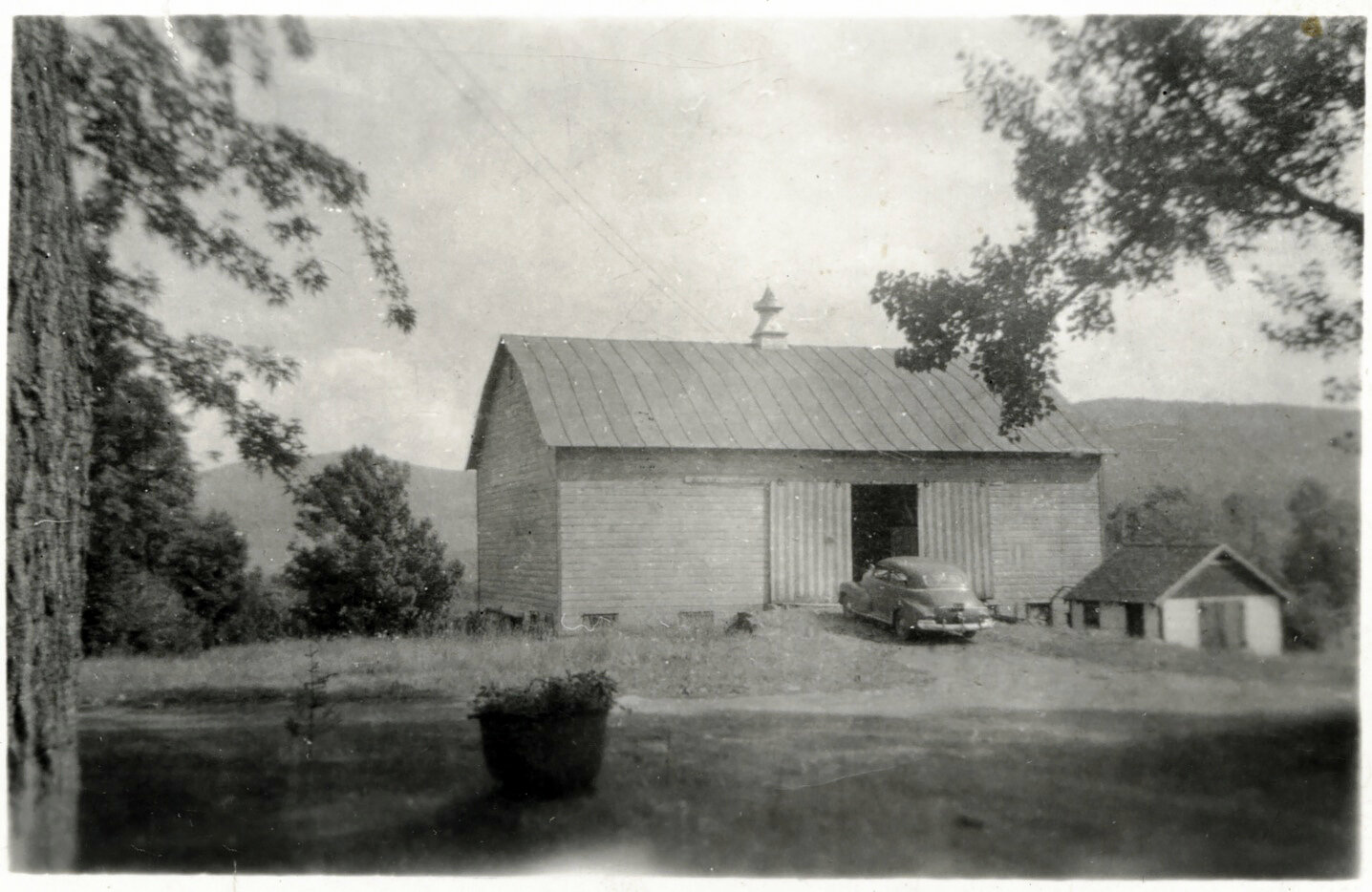  My second photograph:  Mamie’s Barn, July 1951     
