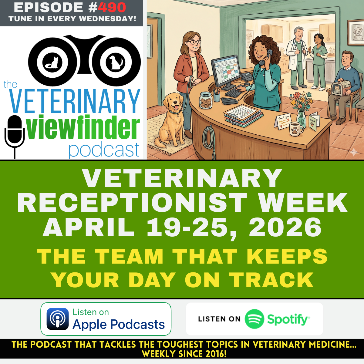 Veterinary Receptionist Week: The Team That Keeps Your Day on Track