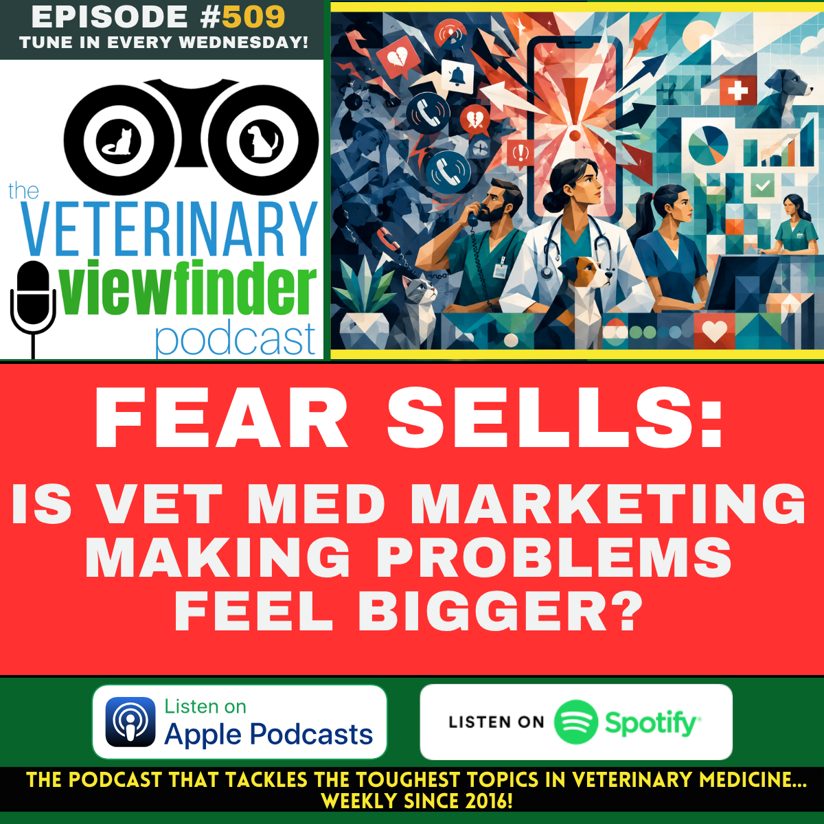 Fear Sells: Is Vet Med Marketing Making Problems Feel Bigger?