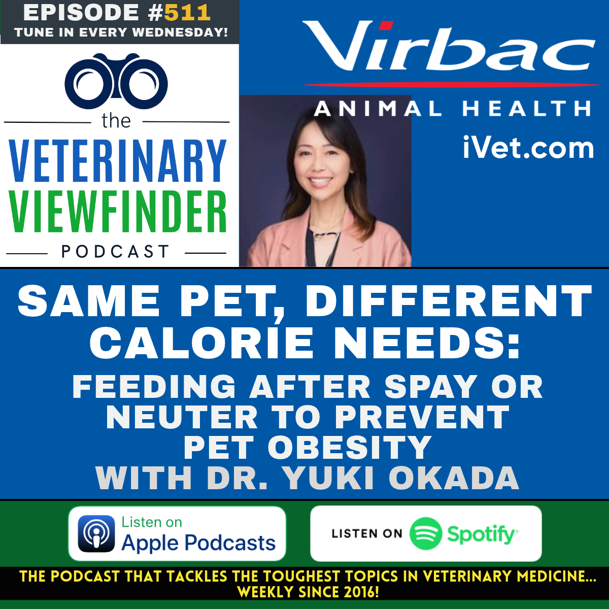 Same Pet, Different Calorie Needs: Feeding After Spay or Neuter to Prevent Pet Obesity with Veterinary Nutritionist Dr. Yuki Okada