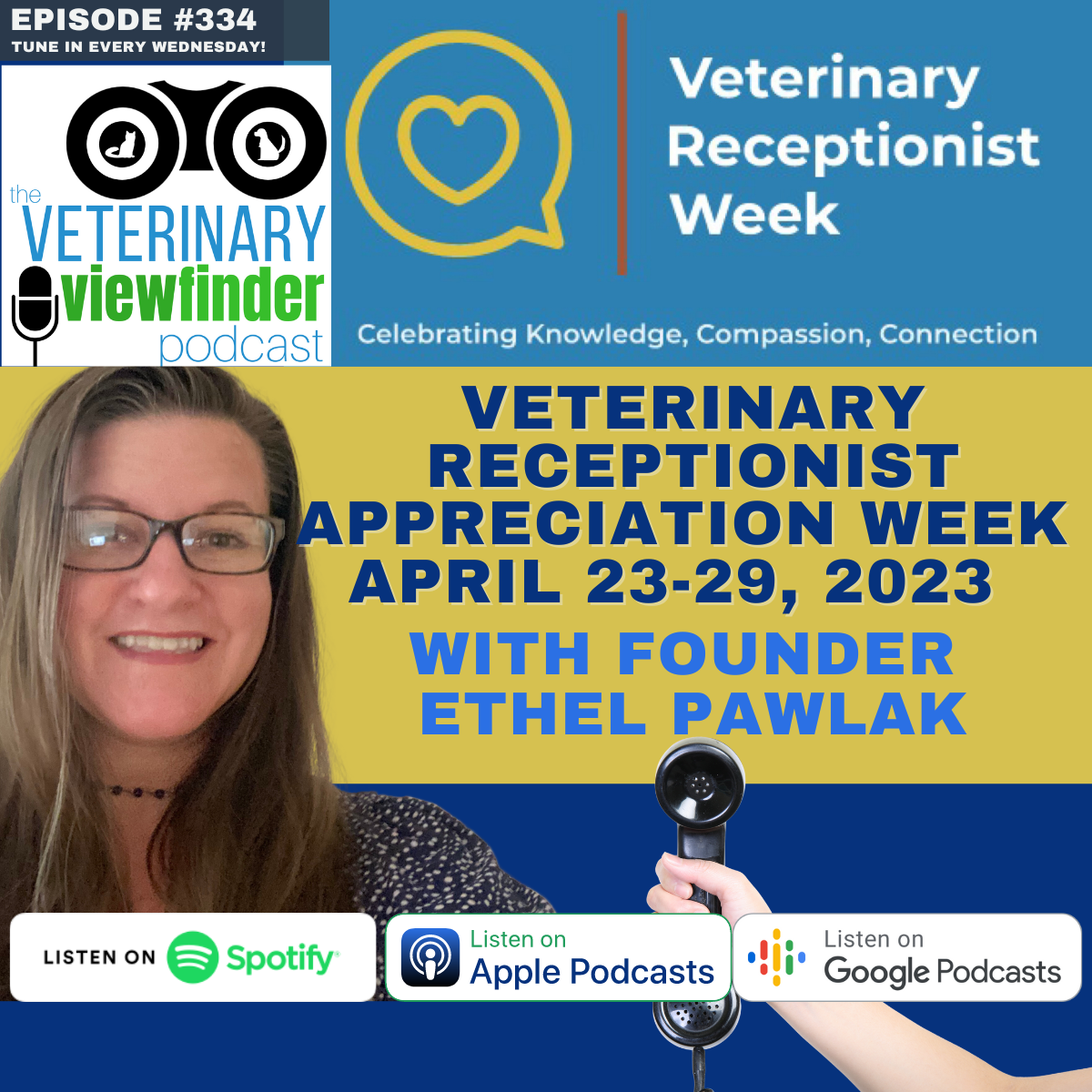Veterinary Receptionist Appreciation Week 2023 with Founder Ethel