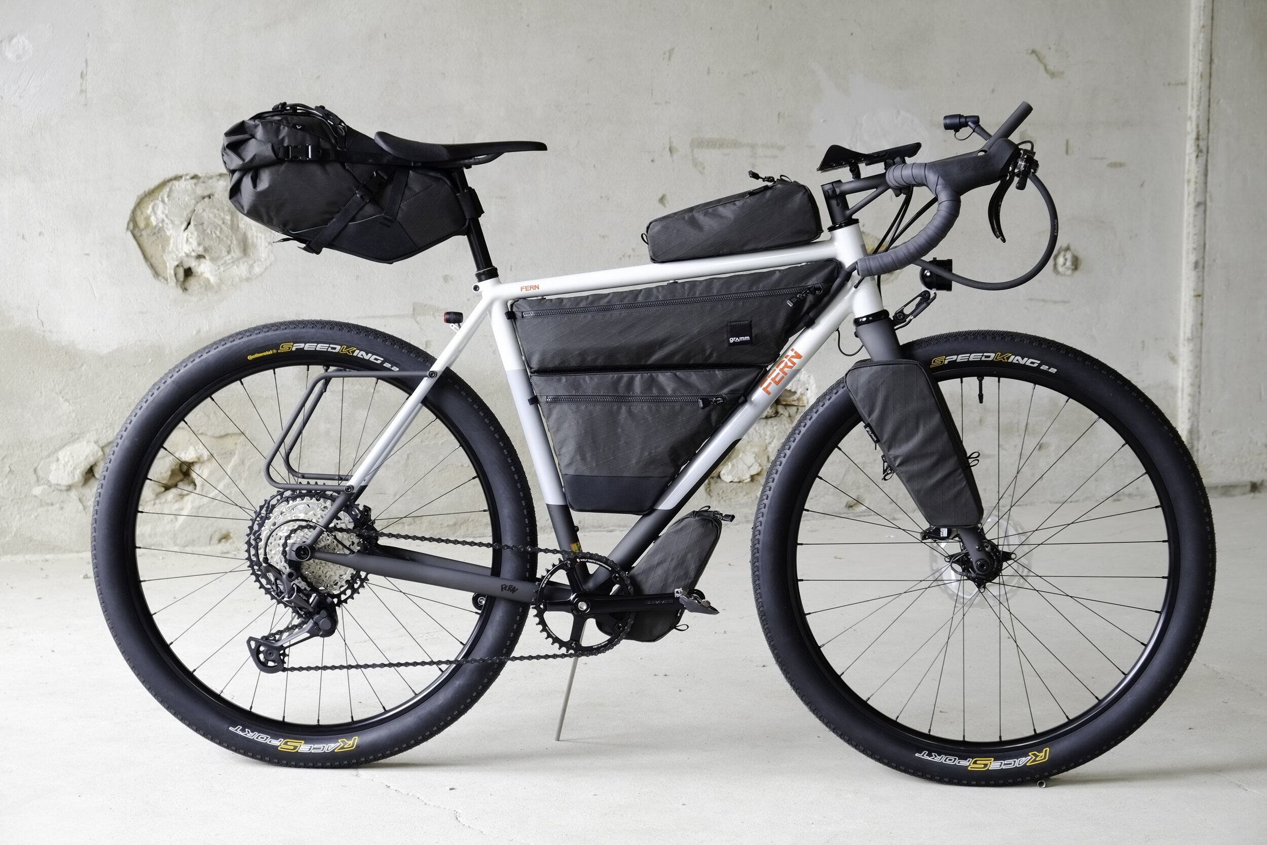 Show bike GRAMM x FERN 2020 — gramm tourpacking | bikepacking bags